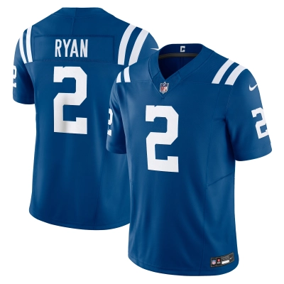 Men's Indianapolis Colts Matt Ryan Royal Vapor F.U.S.E. Limited Jersey 01