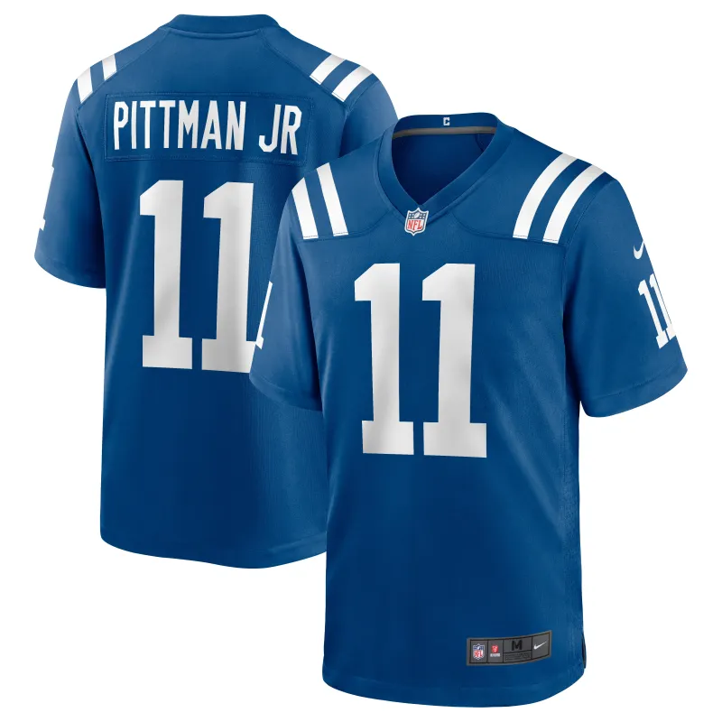 Men's Indianapolis Colts Michael Pittman Jr. Royal Game Player Jersey
