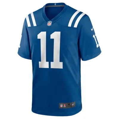 Men's Indianapolis Colts Michael Pittman Jr. Royal Game Player Jersey 02