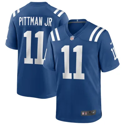 Men's Indianapolis Colts Michael Pittman Jr. Royal Player Game Jersey 01