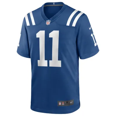 Men's Indianapolis Colts Michael Pittman Jr. Royal Player Game Jersey 02