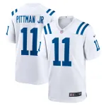 Men's Indianapolis Colts Michael Pittman Jr. White Game Jersey