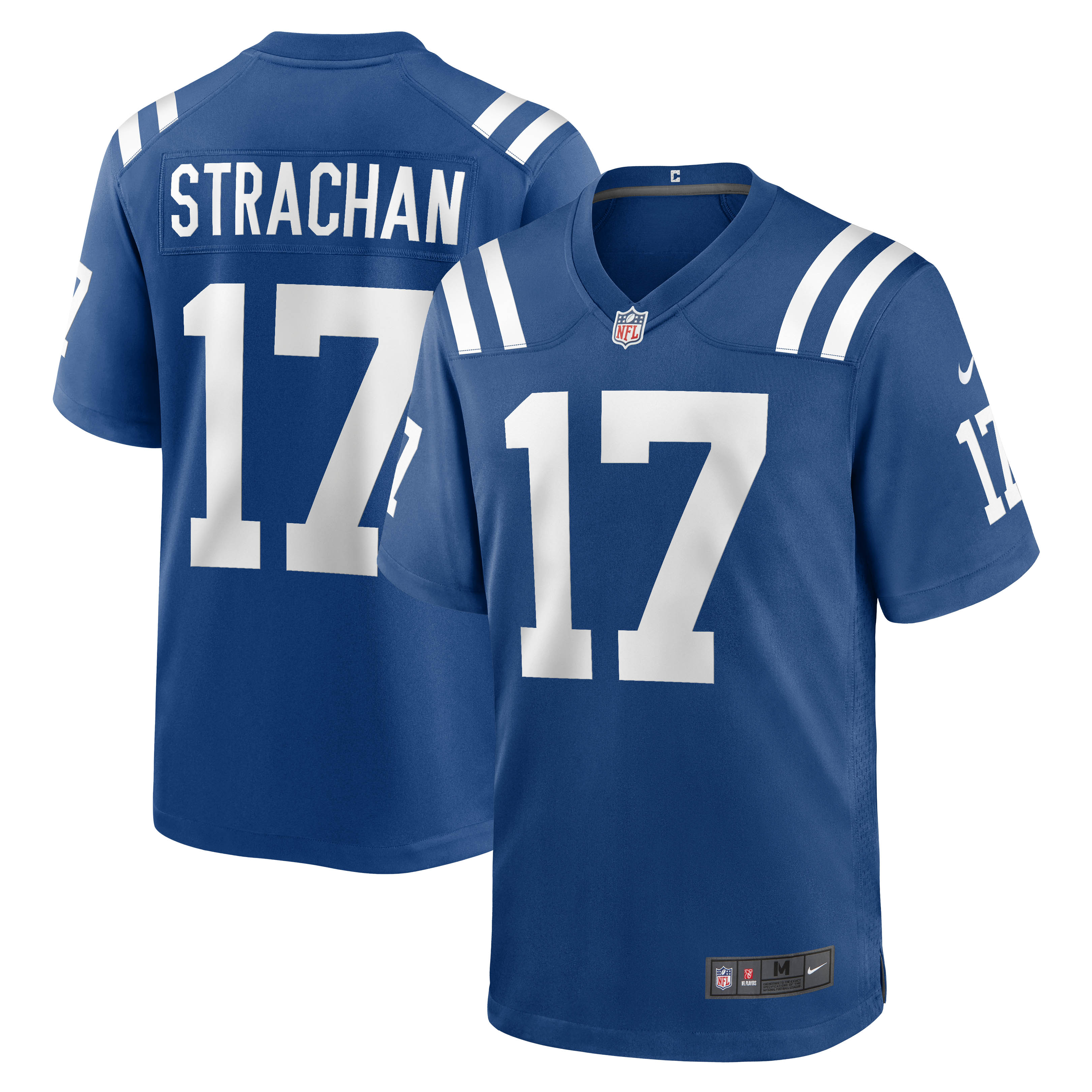 Men's Indianapolis Colts Mike Strachan Royal Game Jersey