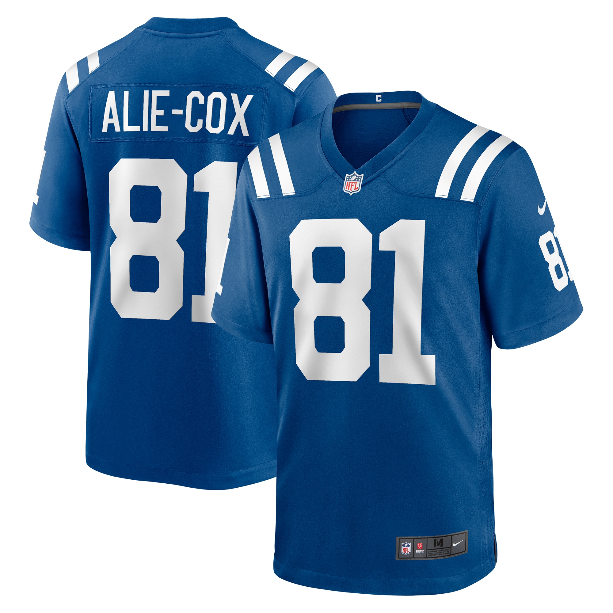 Men's Indianapolis Colts Mo Alie-Cox Royal Team Game Jersey
