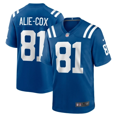 Men's Indianapolis Colts Mo Alie-Cox Royal Team Game Jersey 01
