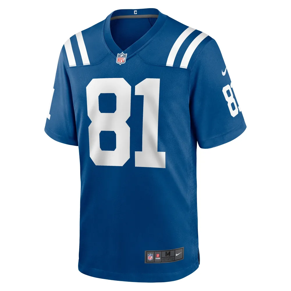 Men's Indianapolis Colts Mo Alie-Cox Royal Team Game Jersey