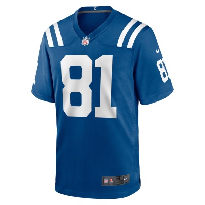 Men's Indianapolis Colts Mo Alie-Cox Royal Team Game Jersey 02