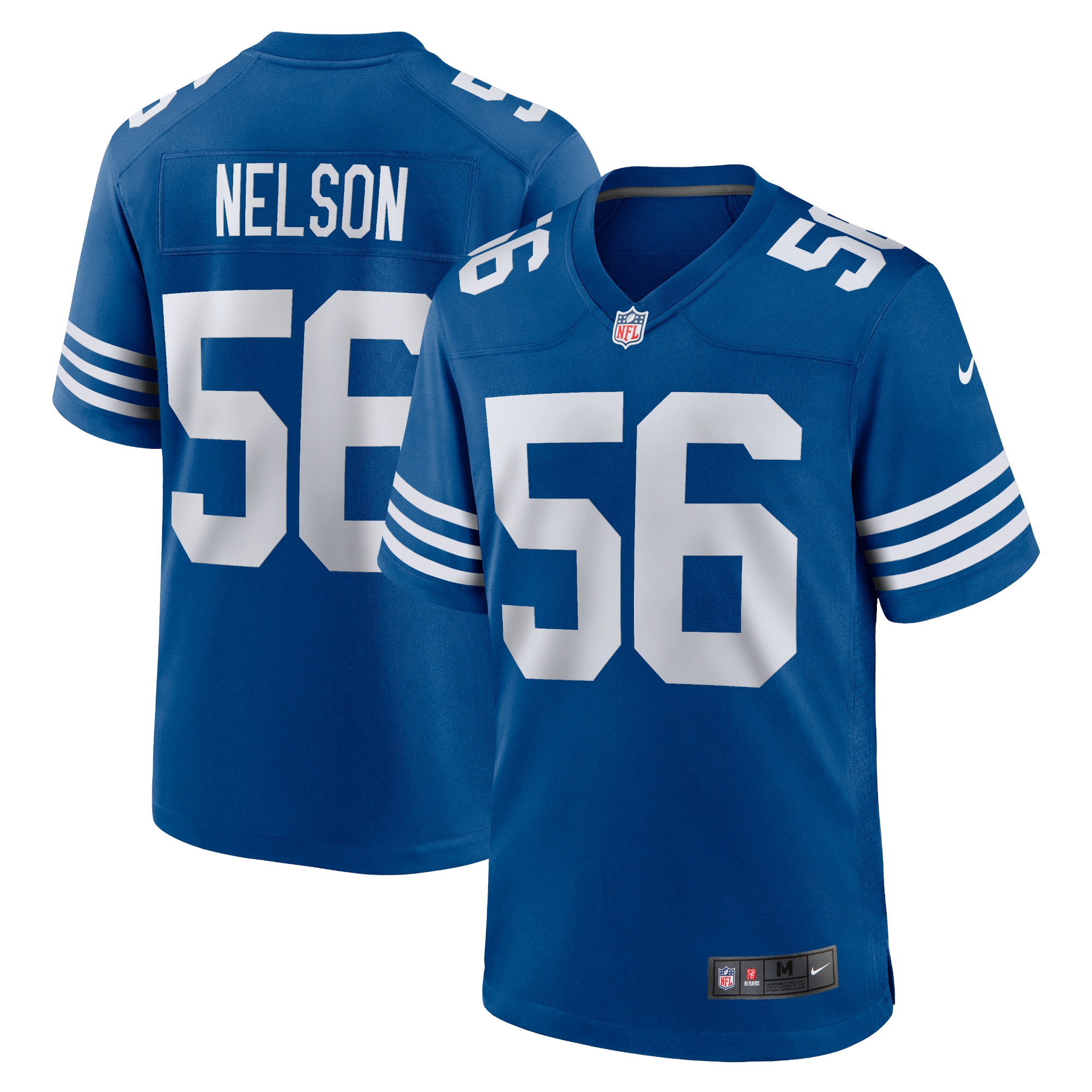 Men's Indianapolis Colts Quenton Nelson Royal Alternate Game Jersey