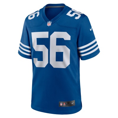 Men's Indianapolis Colts Quenton Nelson Royal Alternate Game Jersey 02