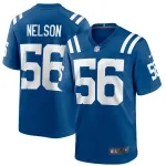 Men's Indianapolis Colts Quenton Nelson Royal Game Player Jersey