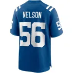 Men's Indianapolis Colts Quenton Nelson Royal Game Player Jersey