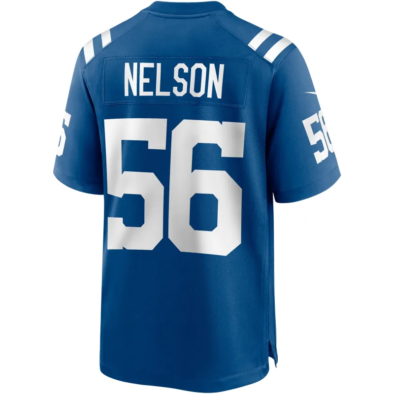 Men's Indianapolis Colts Quenton Nelson Royal Game Player Jersey