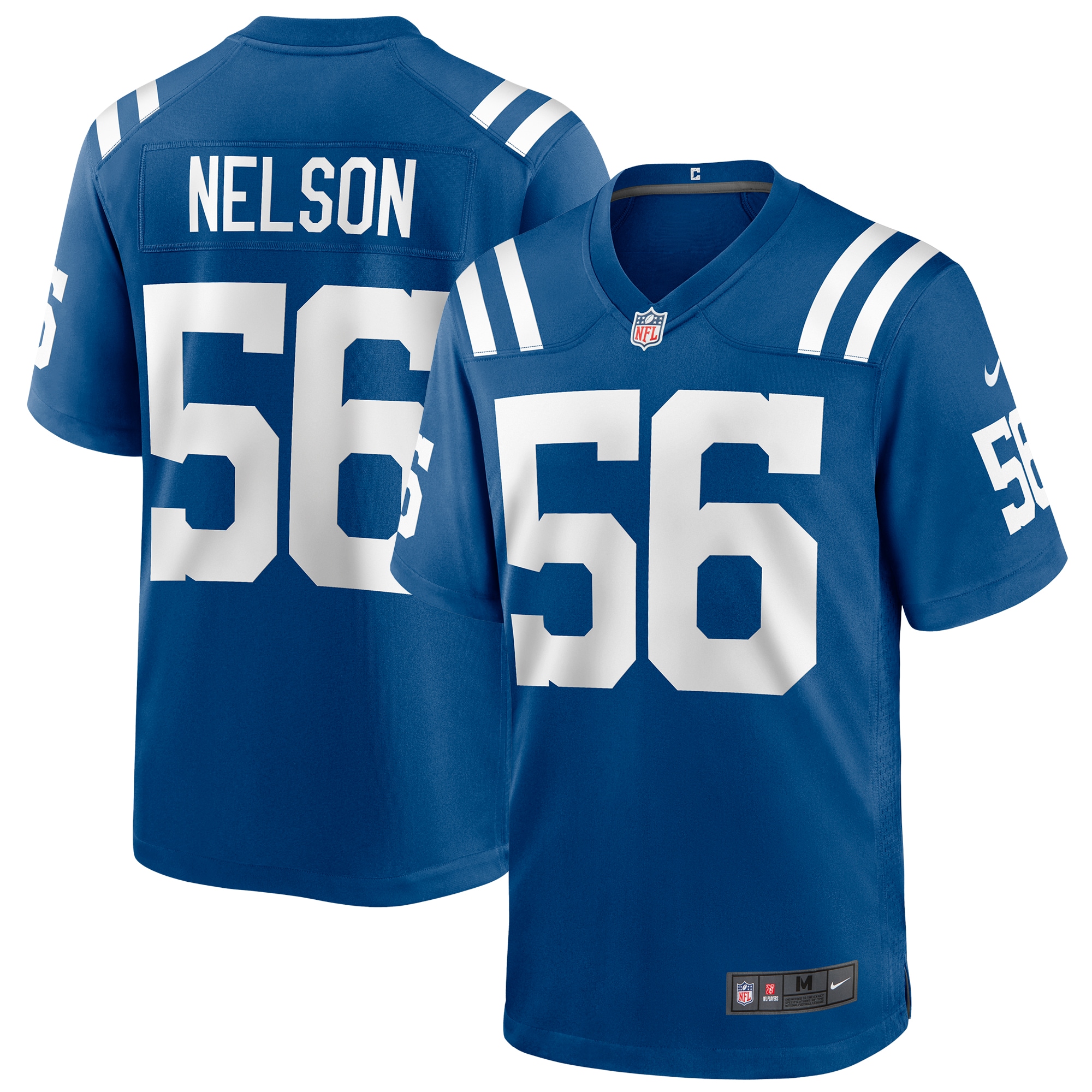 Men's Indianapolis Colts Quenton Nelson Royal Player Game Jersey