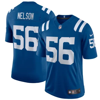 Men's Indianapolis Colts Quenton Nelson Royal Vapor Limited Jersey 01