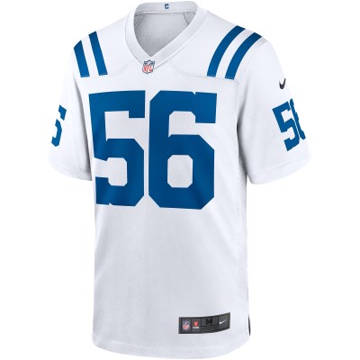 Men's Indianapolis Colts Quenton Nelson White Game Player Jersey 02