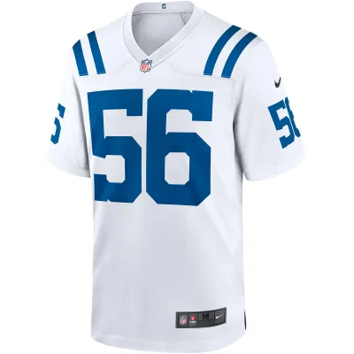 Men's Indianapolis Colts Quenton Nelson White Game Player Jersey 02