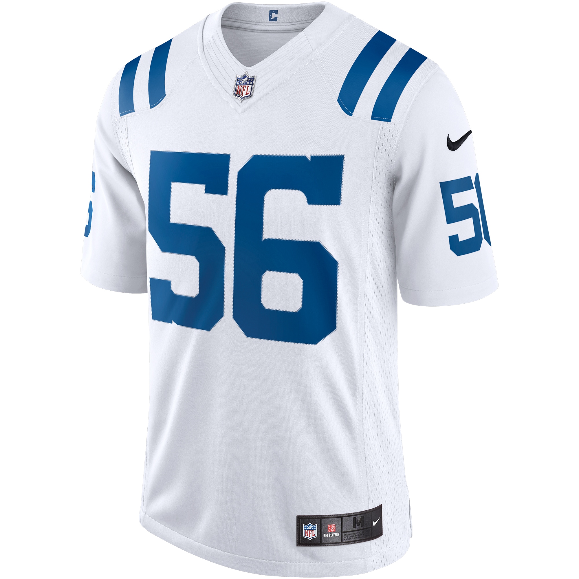 Men's Indianapolis Colts Quenton Nelson White Vapor Limited Jersey