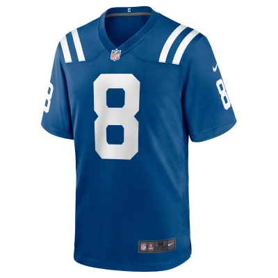 Men's Indianapolis Colts Rigoberto Sanchez Royal Game Jersey 02