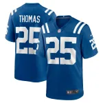 Men's Indianapolis Colts Rodney Thomas Royal Player Game Jersey