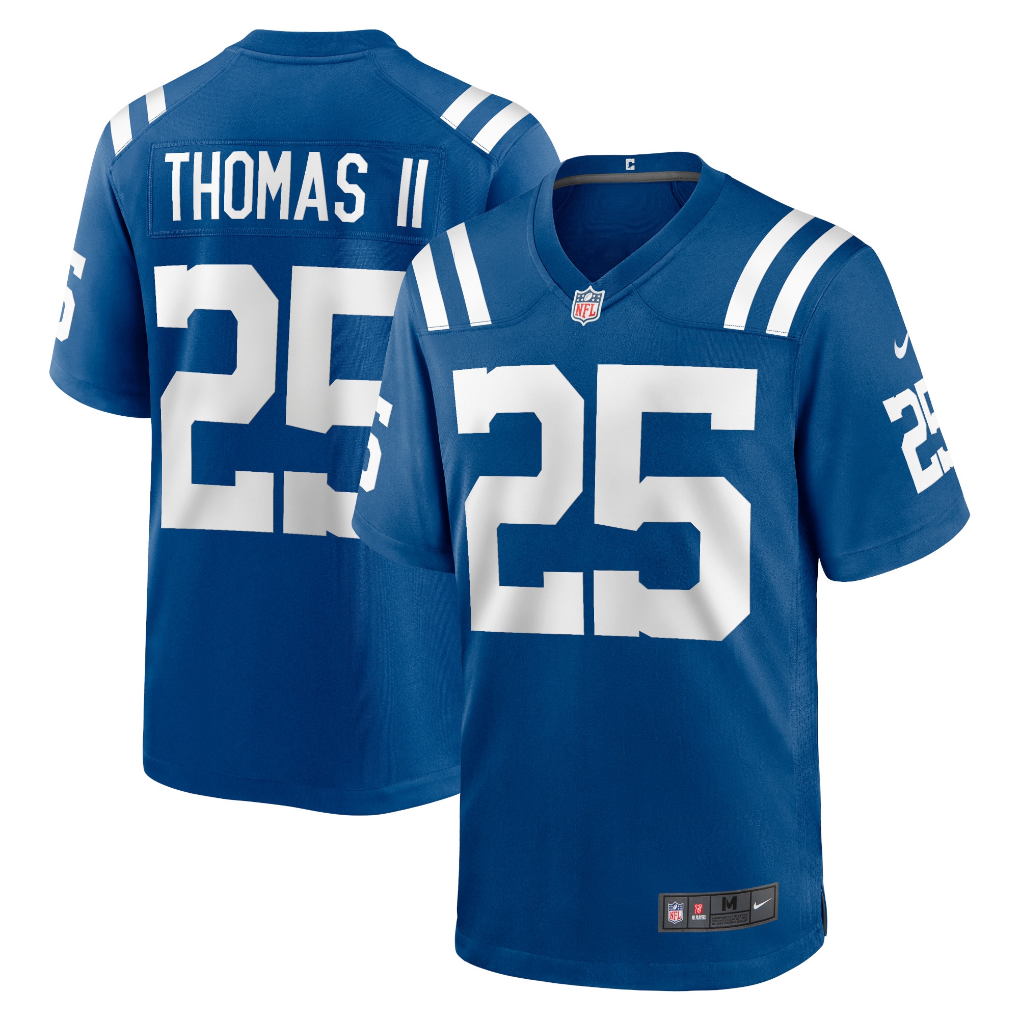 Men's Indianapolis Colts Rodney Thomas II Royal Game Player Jersey