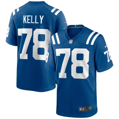 Men's Indianapolis Colts Ryan Kelly Royal Game Jersey 01