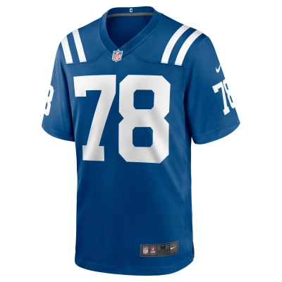Men's Indianapolis Colts Ryan Kelly Royal Game Jersey 02