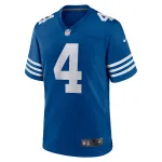 Men's Indianapolis Colts Sam Ehlinger Blue Game Player Jersey