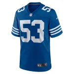 Men's Indianapolis Colts Shaquille Leonard Royal Alternate Game Jersey