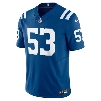 Men's Indianapolis Colts Shaquille Leonard Royal Vapor F.U.S.E. Limited Jersey 02