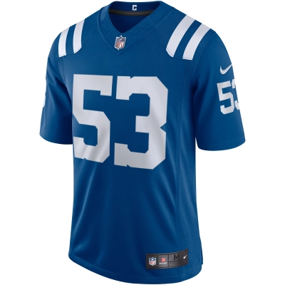 Men's Indianapolis Colts Shaquille Leonard Royal Vapor Limited Jersey 02