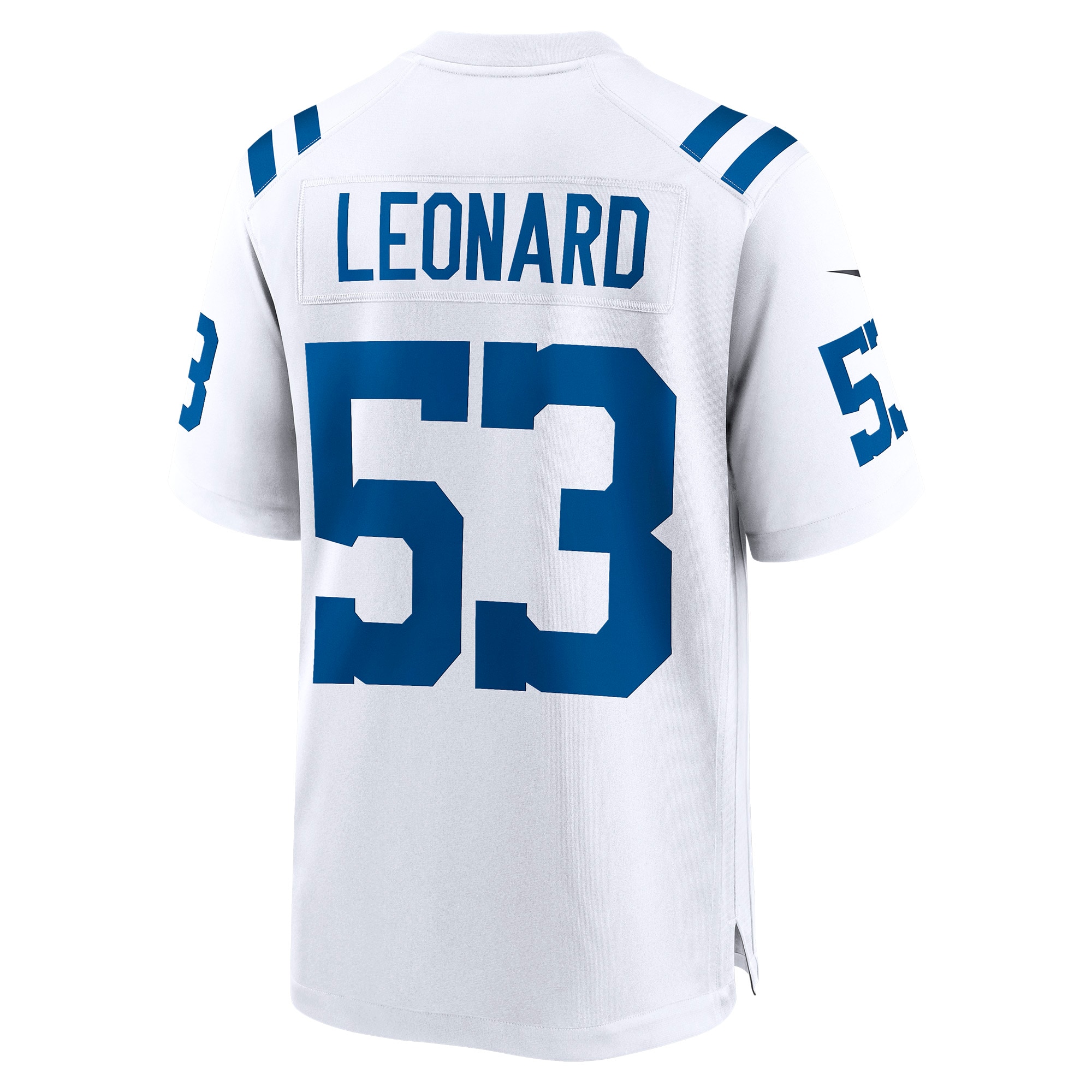 Men's Indianapolis Colts Shaquille Leonard White Player Game Jersey