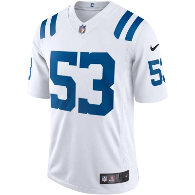 Men's Indianapolis Colts Shaquille Leonard White Vapor Limited Jersey 02