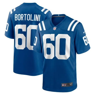 Men's Indianapolis Colts Tanor Bortolini Royal Game Jersey 01