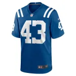 Men's Indianapolis Colts Trevor Denbow Royal Game Player Jersey