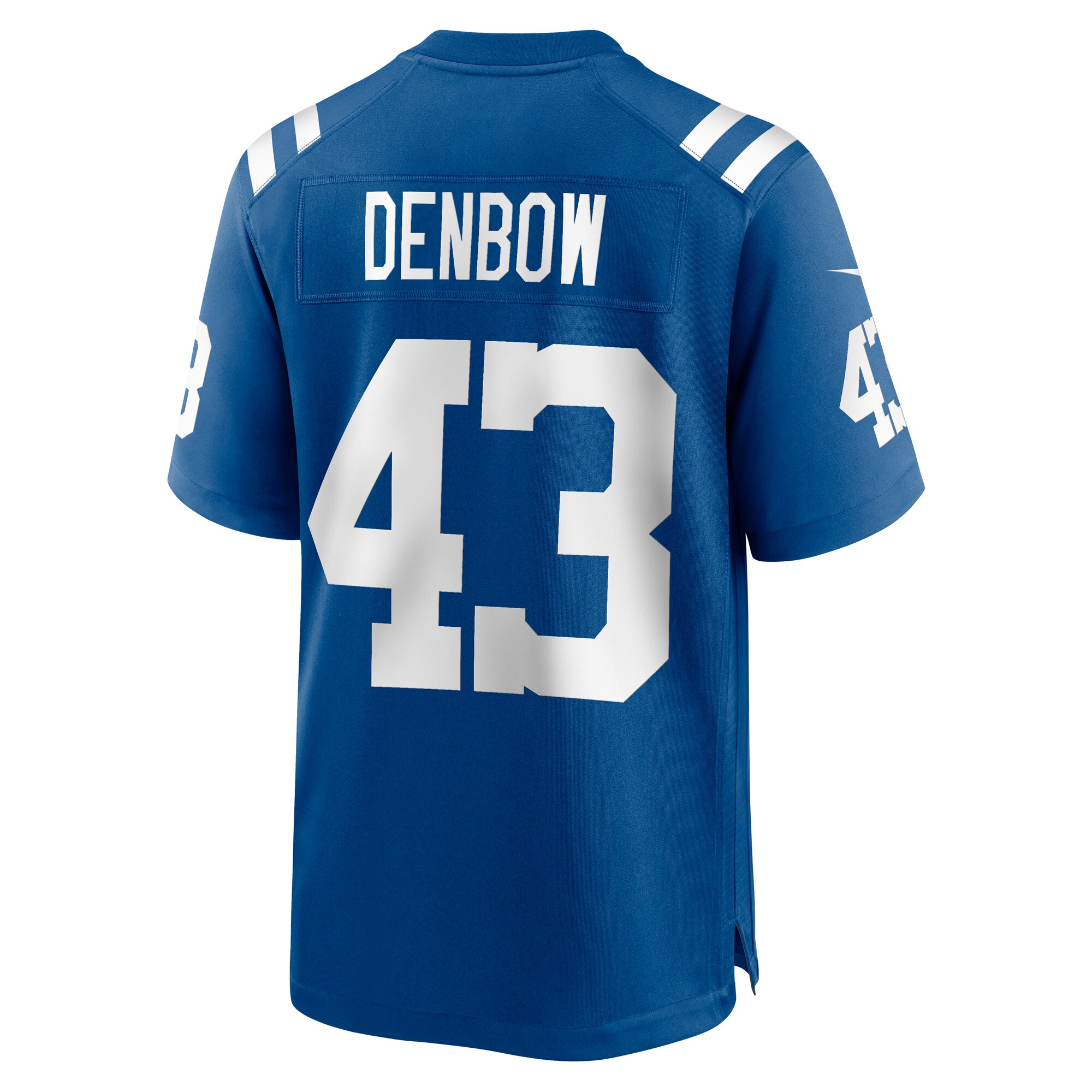 Men's Indianapolis Colts Trevor Denbow Royal Game Player Jersey