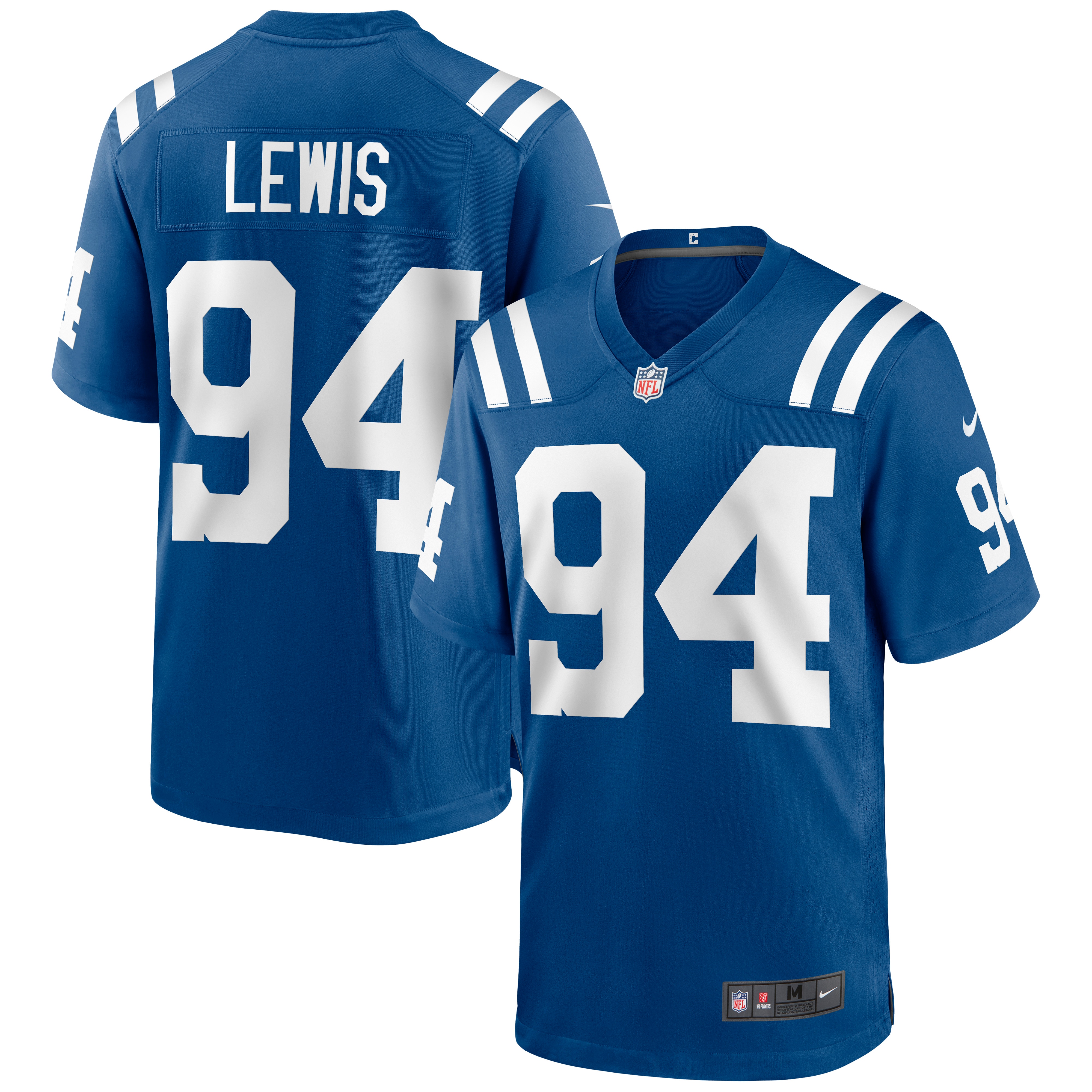 Men's Indianapolis Colts Tyquan Lewis Royal Game Jersey