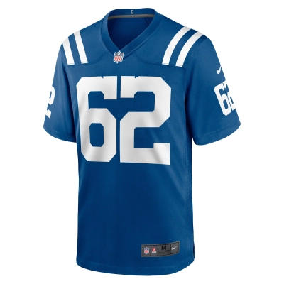 Men's Indianapolis Colts Wesley French Royal Game Player Jersey 02
