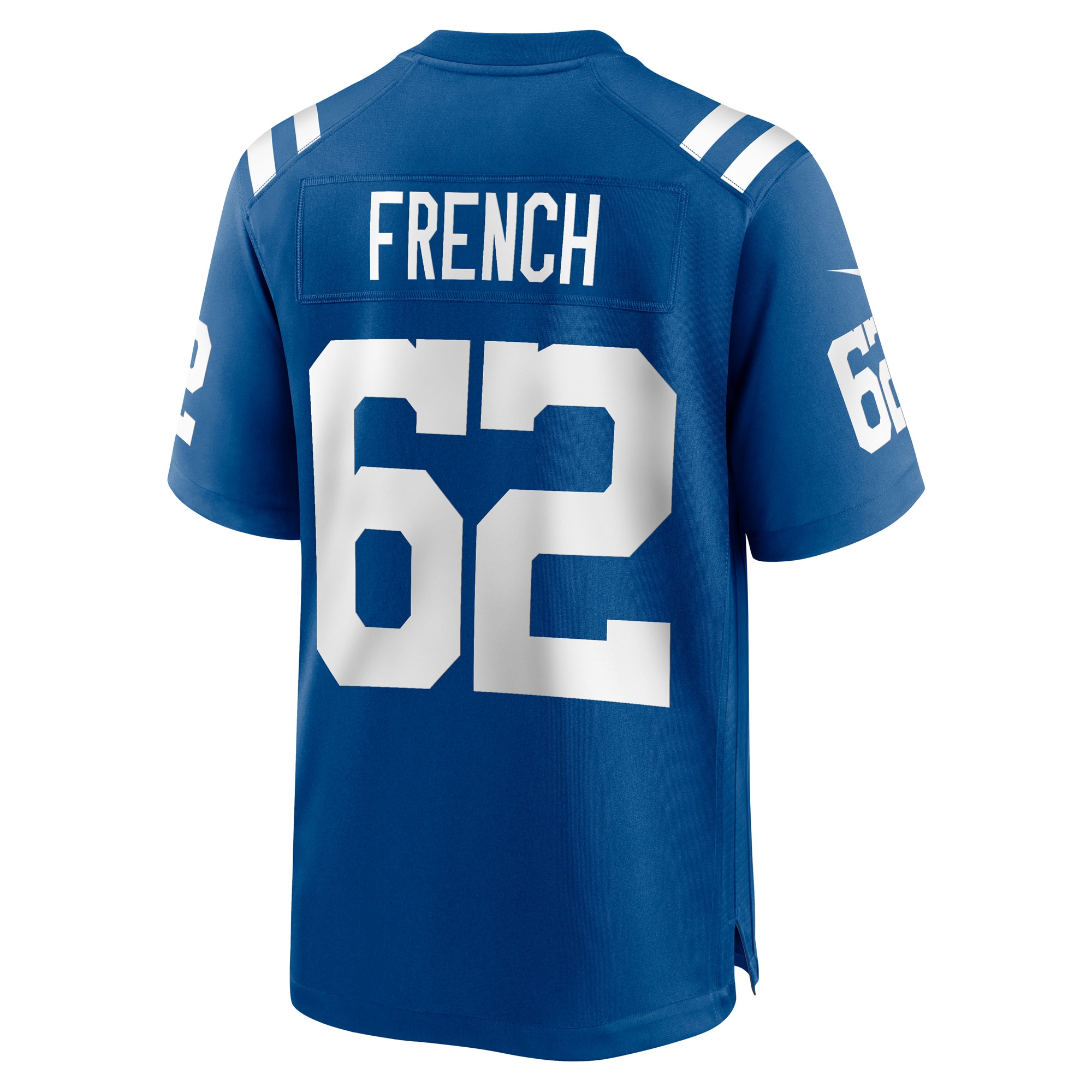 Men's Indianapolis Colts Wesley French Royal Game Player Jersey