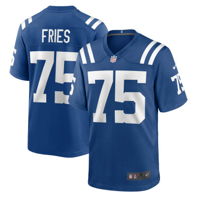 Men's Indianapolis Colts Will Fries Royal Game Jersey 01