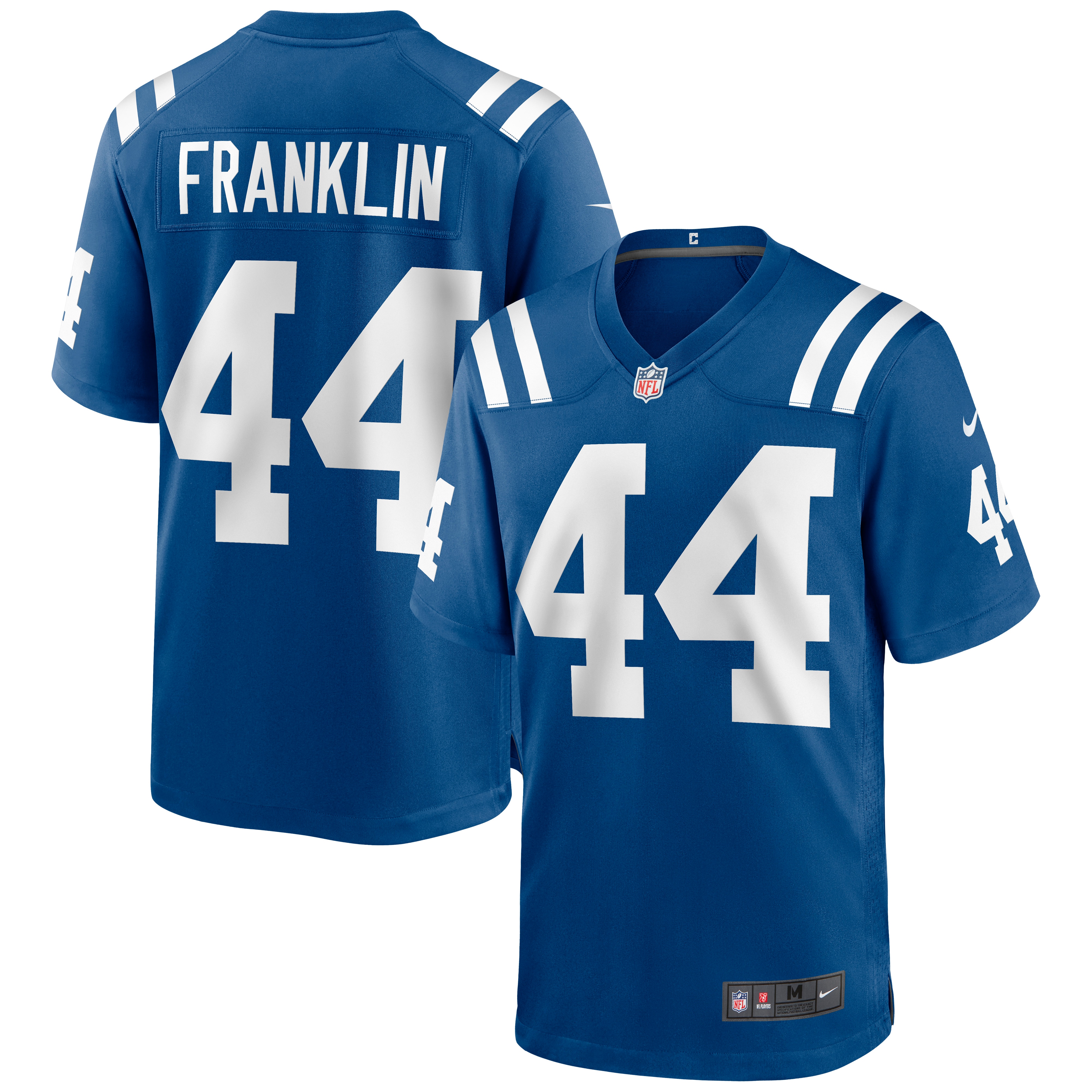 Men's Indianapolis Colts Zaire Franklin Royal Game Jersey