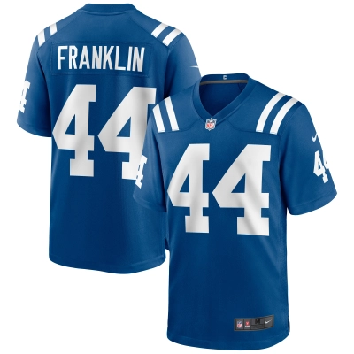 Men's Indianapolis Colts Zaire Franklin Royal Game Jersey 01