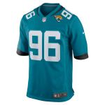Men's Jacksonville Jaguars Adam Gotsis Teal Game Jersey