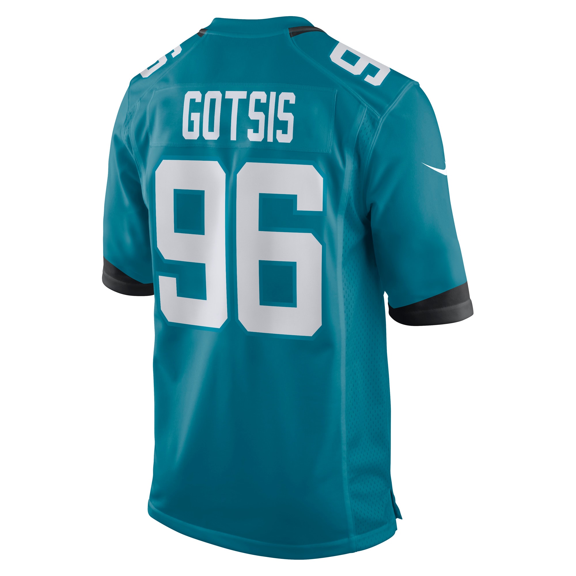 Men's Jacksonville Jaguars Adam Gotsis Teal Game Jersey