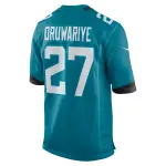Men's Jacksonville Jaguars Amani Oruwariye  Teal Game Jersey