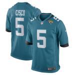 Men's Jacksonville Jaguars Andre Cisco Teal Game Player Jersey