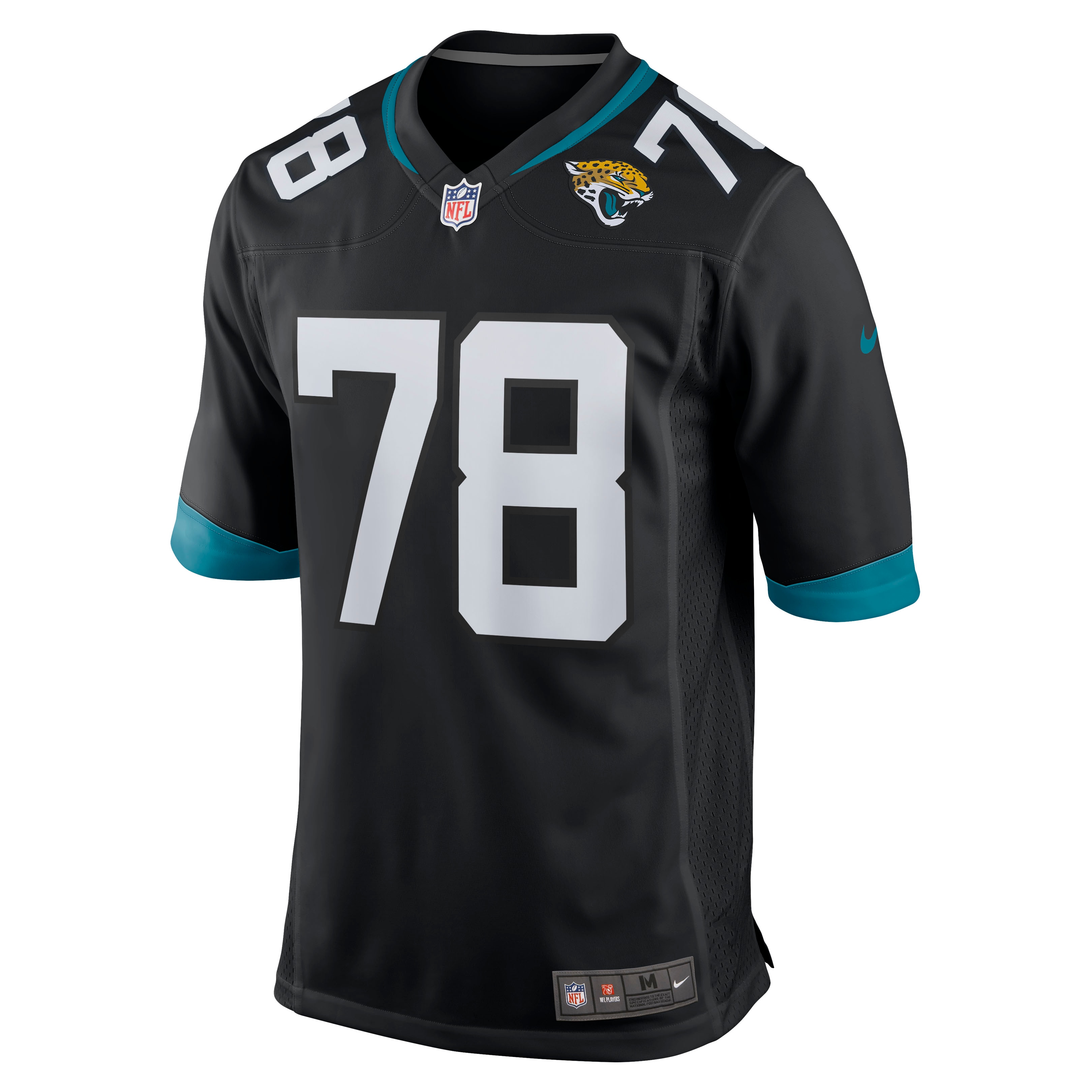 Men's Jacksonville Jaguars Ben Bartch Black Game Jersey