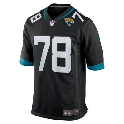 Men's Jacksonville Jaguars Ben Bartch Black Game Jersey 02