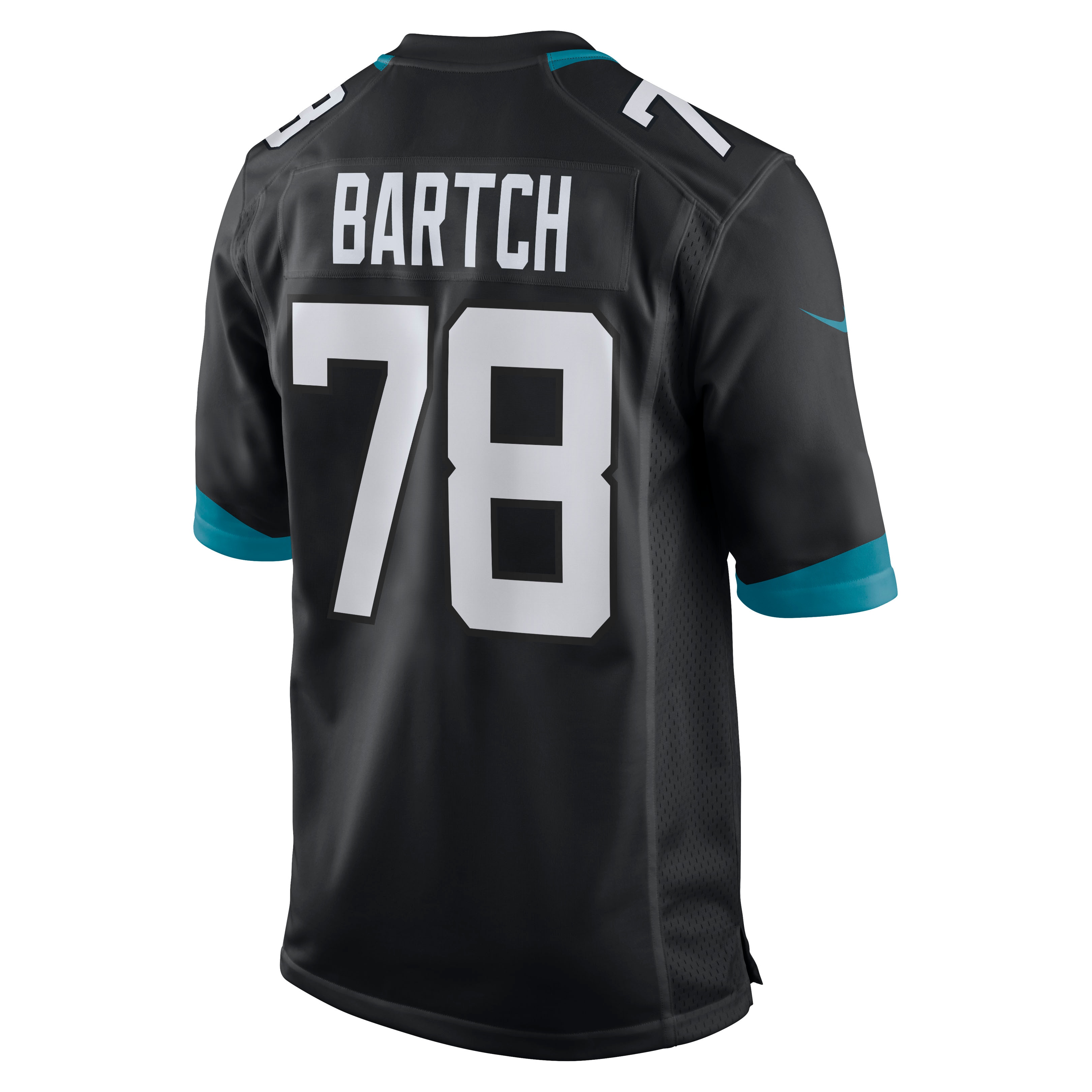 Men's Jacksonville Jaguars Ben Bartch Black Game Jersey