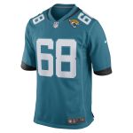 Men's Jacksonville Jaguars Brandon Scherff Teal Game Player Jersey