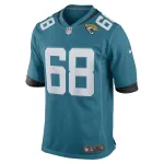 Men's Jacksonville Jaguars Brandon Scherff Teal Game Player Jersey